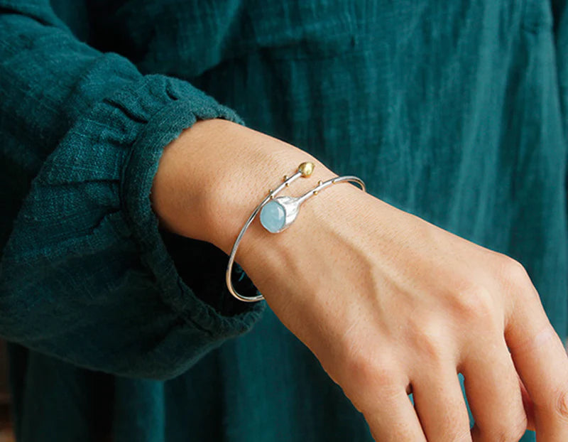 PRINCESENSE LOTUS BUD BANGLE