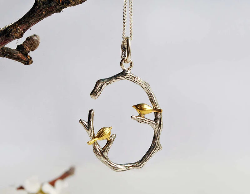 PRINCESENSE BIRDS ON BRANCH JEWELRY SET