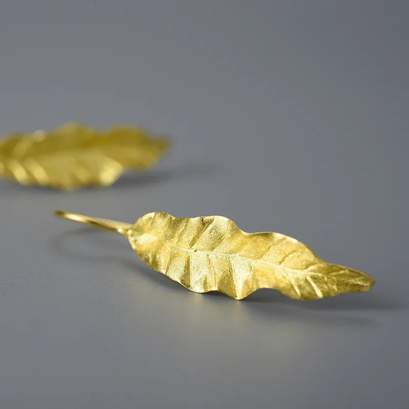 PRINCESENSE SUMMER LEAF EARRINGS