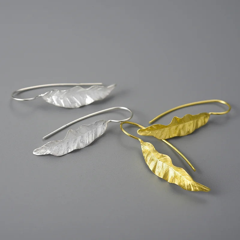 PRINCESENSE SUMMER LEAF EARRINGS