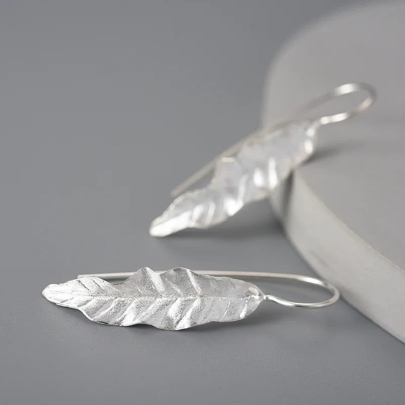 PRINCESENSE SUMMER LEAF EARRINGS