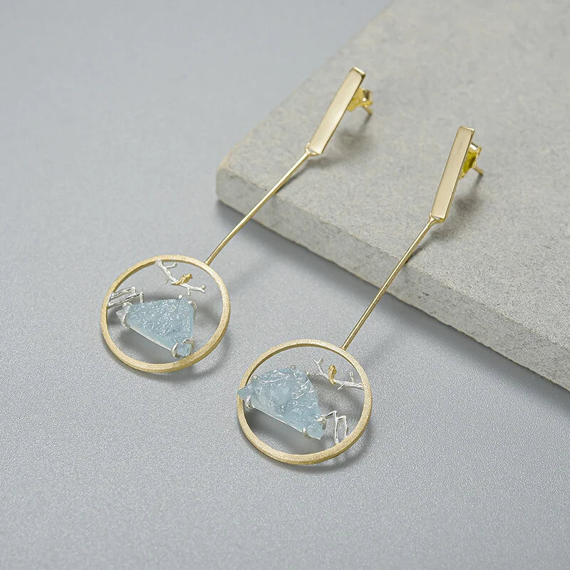 PRINCESENSE BLUE MOUNTAIN EARRING