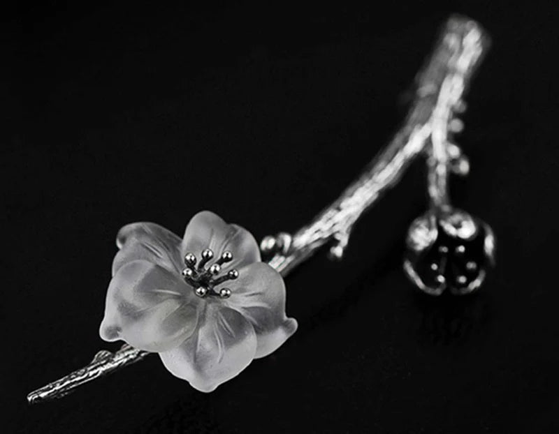 PRINCESENSE FLOWER IN THE RAIN BROOCH