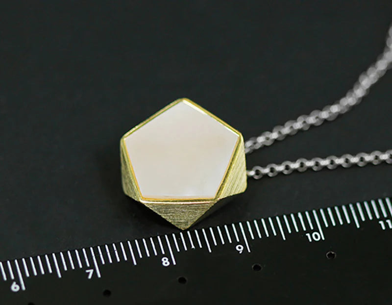 PRINCESENSE PENTAGON GEOMETRIC PENDANT