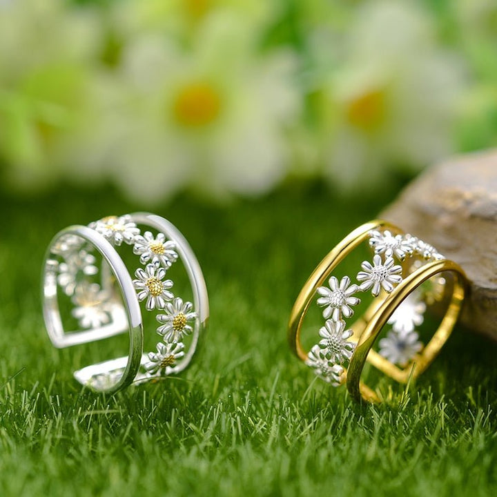 PRINCESENSE DAINTY DAISY FLOWER RING