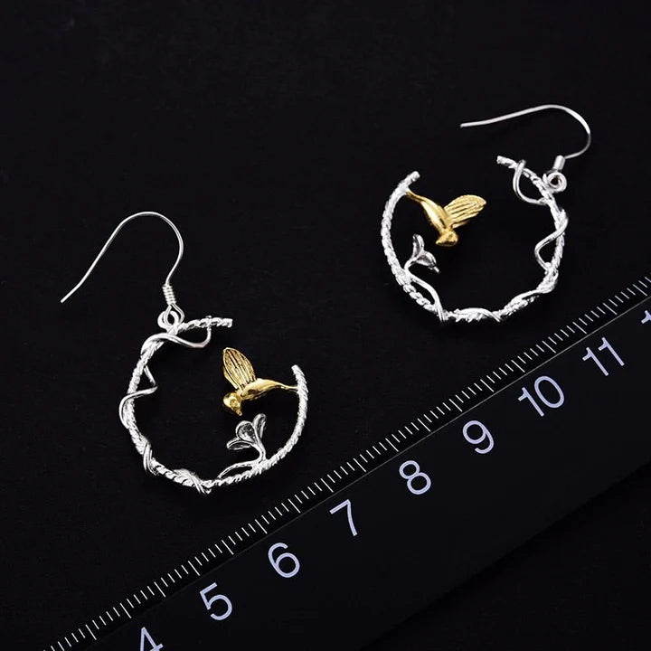 PRINCESENSE HUMMINGBIRD EARRING