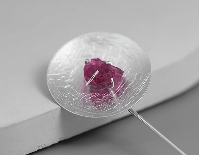 PRINCESENSE RAW TOURMALINE BROOCH