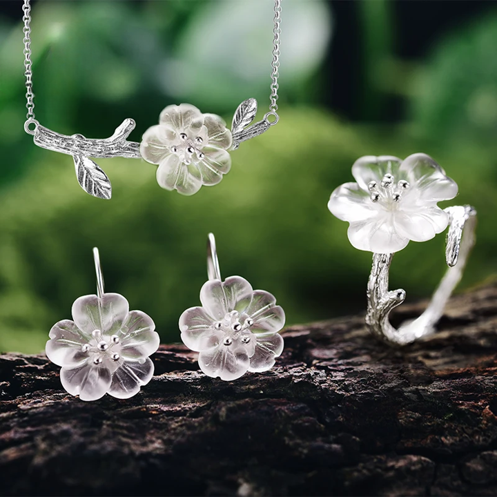 PRINCESENSE FLOWER IN THE RAIN JEWELRY SET