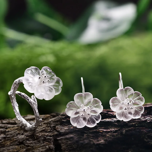 PRINCESENSE FLOWER IN THE RAIN JEWELRY SET