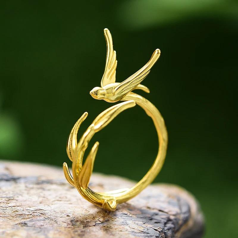 PRINCESENSE SWALLOW WILLOW RING