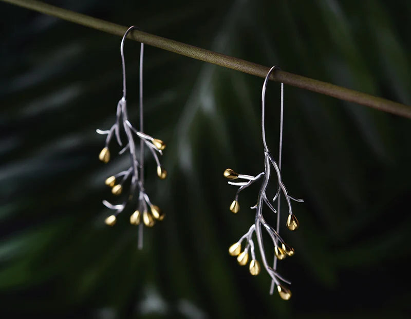 PRINCESENSE AUTUMN TREE BRANCH EARRING